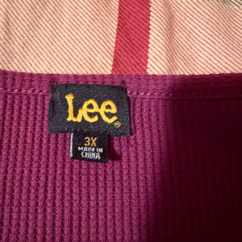 Lee Deep Purple Ribbed Top - Picture 2 of 2